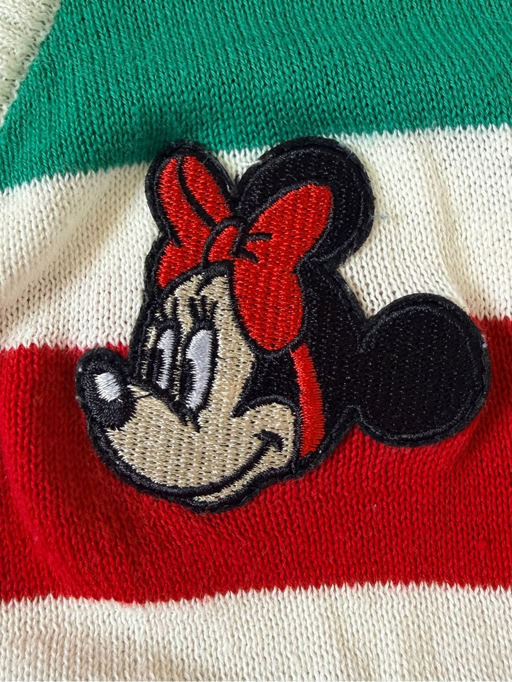 Disney Minnie Mouse Striped Cardigan Sweater Girls size 5T - Picture 3 of 5